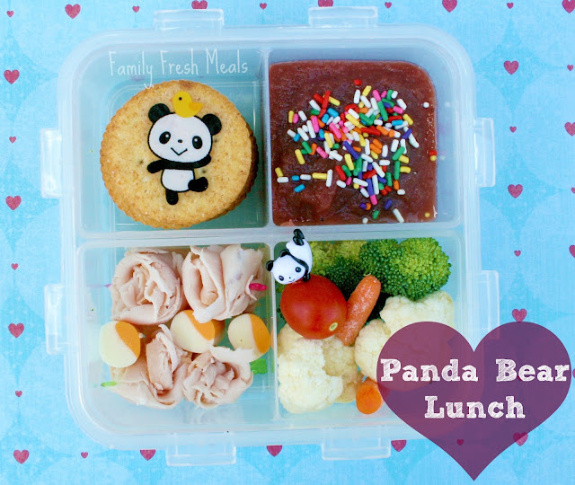 bento love: panda bear lunch