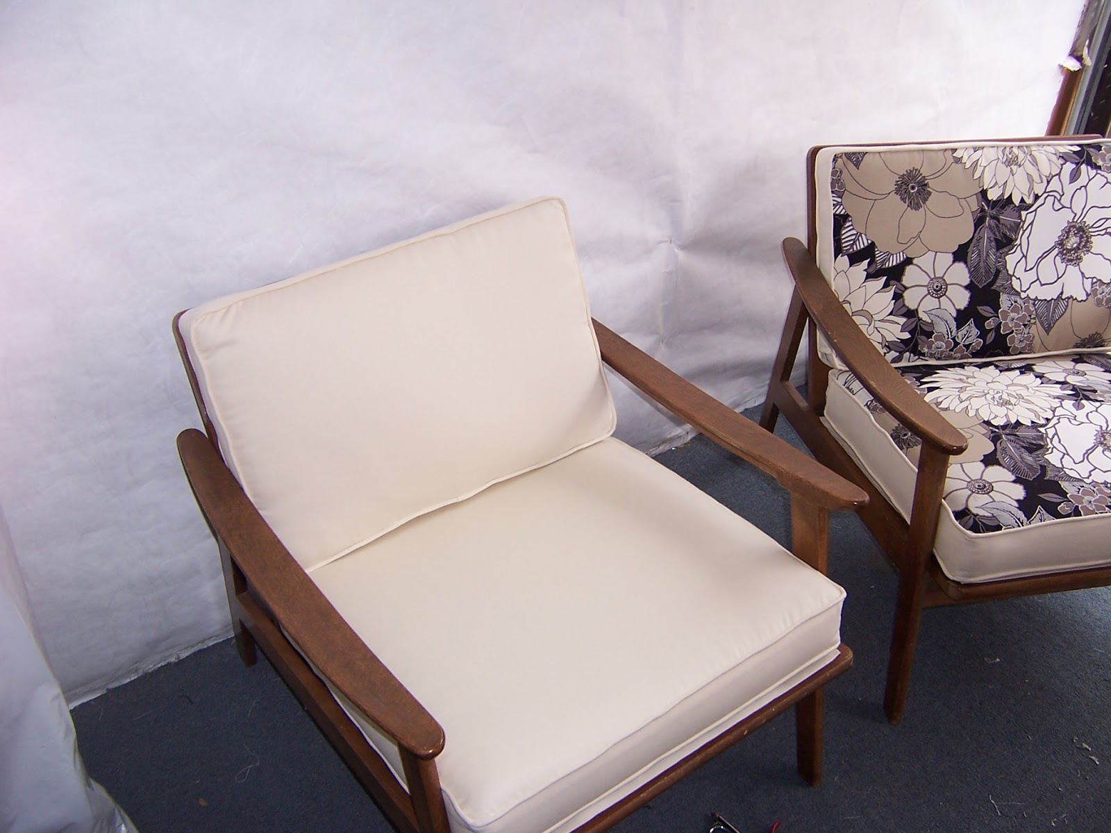 Raders Upholstery New cushions made for Danish Modern chair's