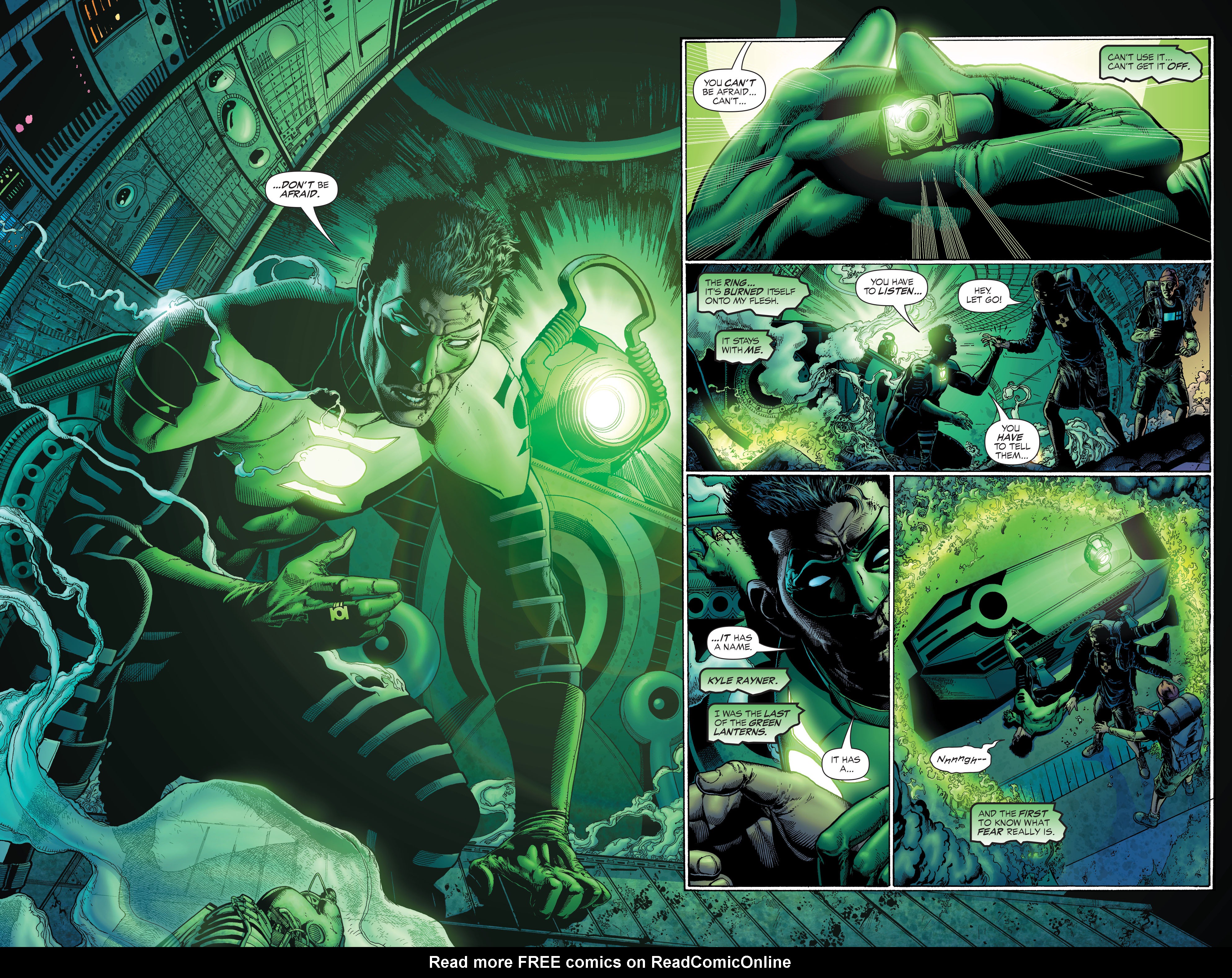 Read online Green Lantern: Rebirth comic -  Issue #1 - 5