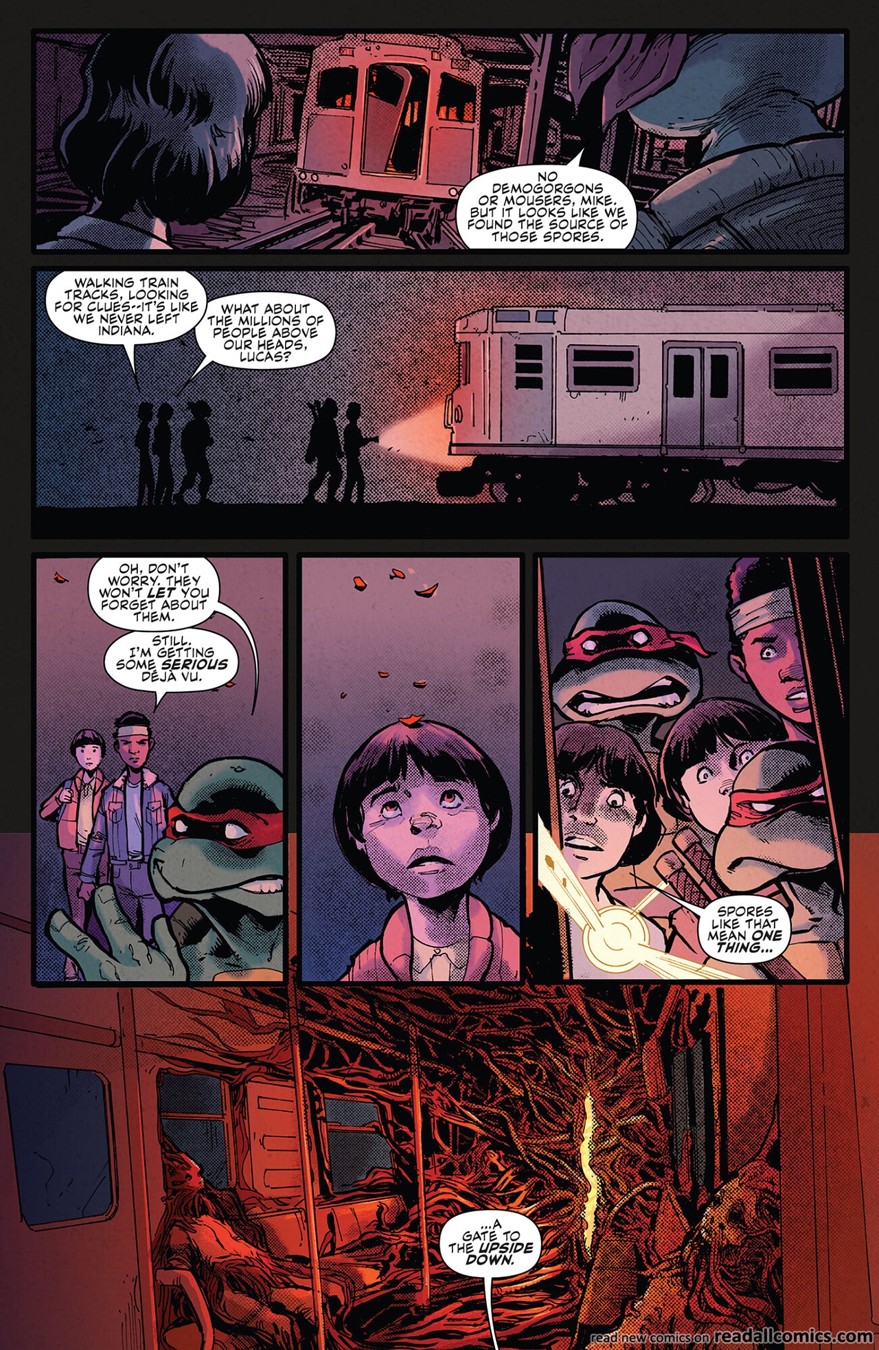 Teenage Mutant Ninja Turtles x Stranger Things chapter 2 page 6