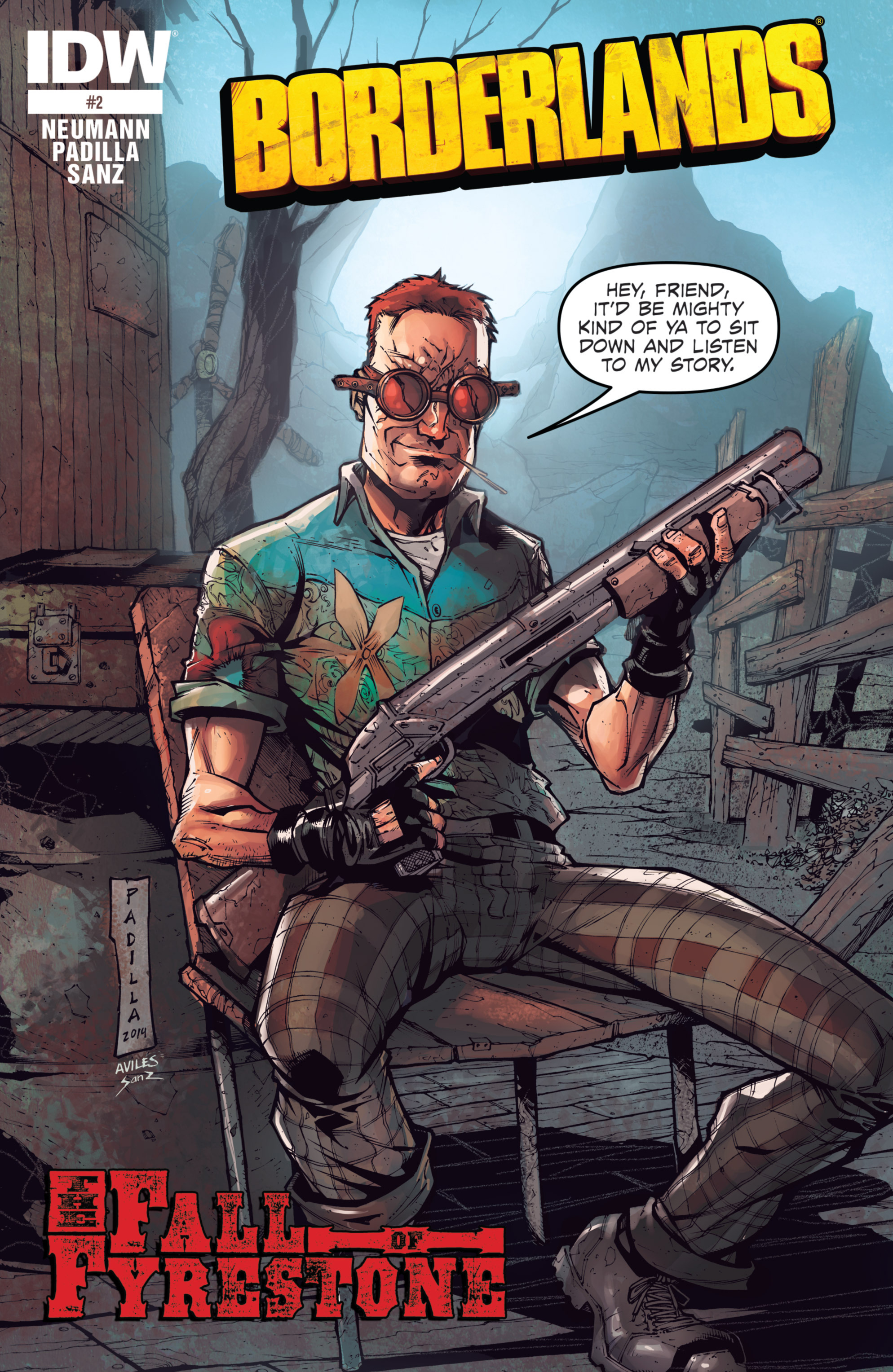 Read online Borderlands: The Fall of Fyrestone comic -  Issue #2 - 1