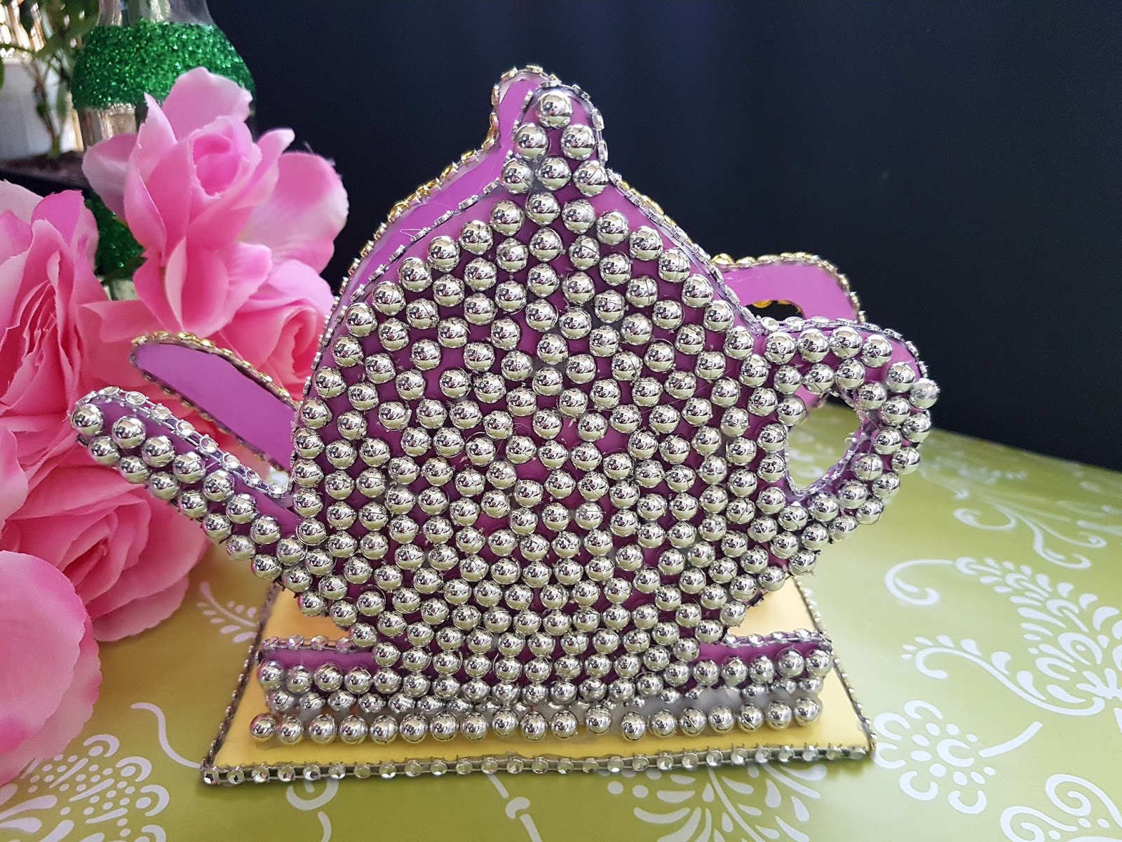 DIY Teapot Napkin Holder Kettle Shaped Napkin Holder Using Cardboard