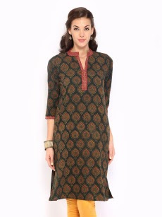New And Exclusive Kurti Designs For Young Girls By Myntra From 2014-15