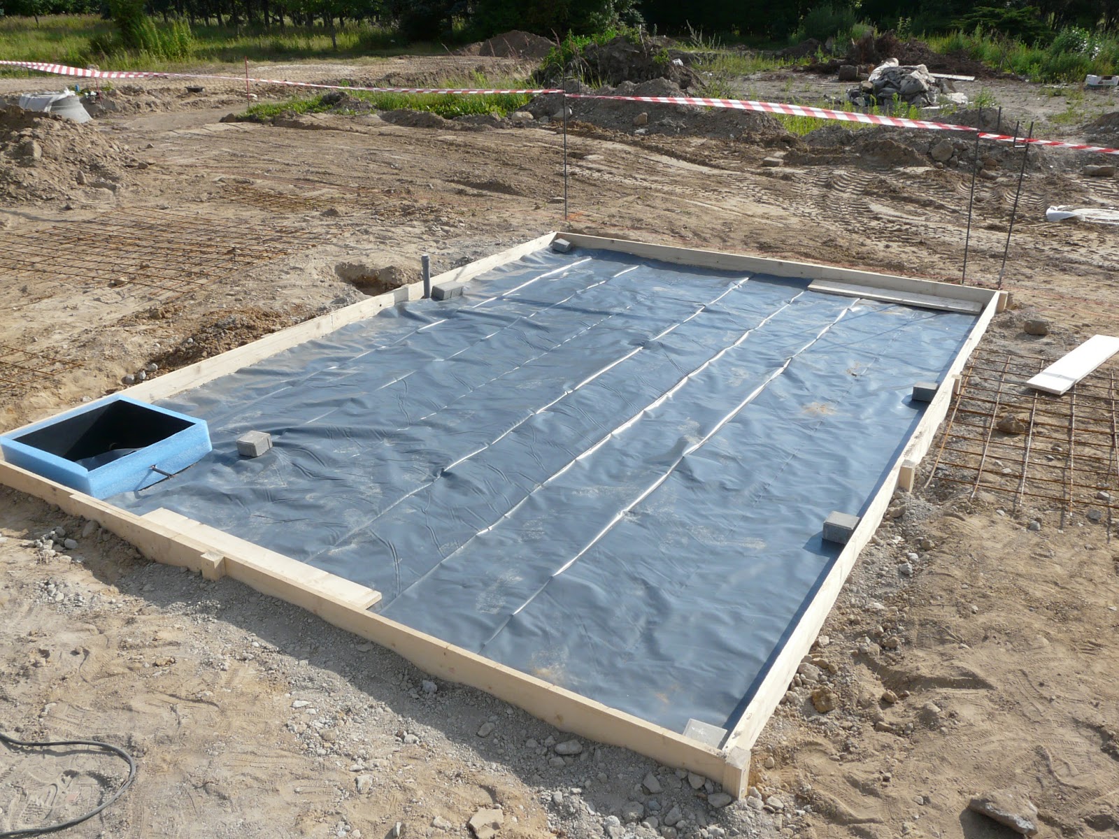 Unser Traum vom Haus... wird Wirklichkeit: Gartenhausfundament
