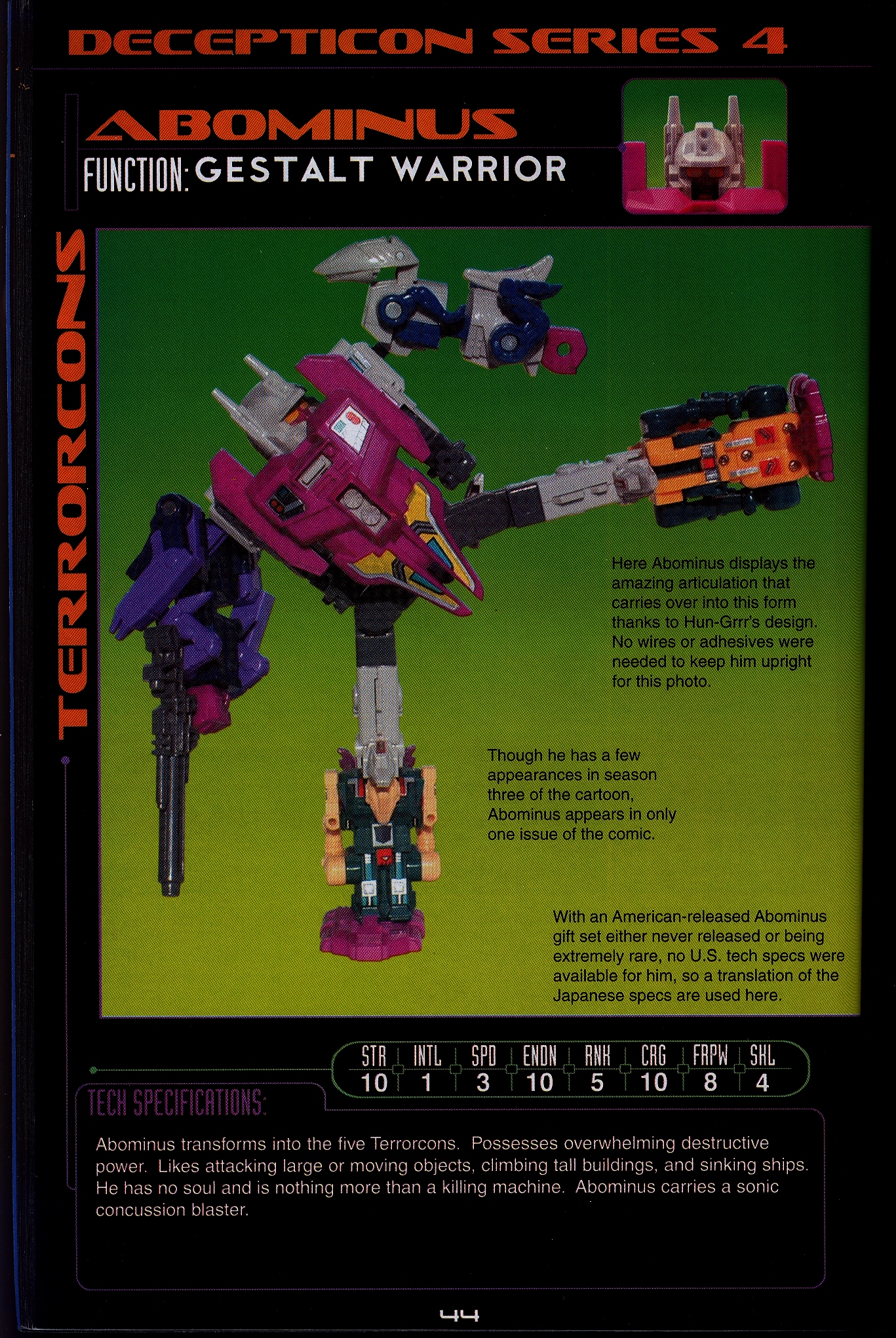 Read online Cybertronian: An Unofficial Transformers Recognition Guide comic -  Issue #3 - 42