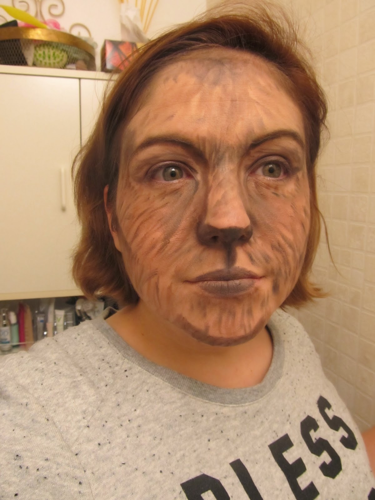 Maquillage Halloween Loup Garou Etre Radieuse par Josianne Brousseau