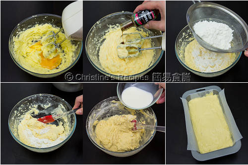牛油磅蛋糕製作圖 Butter Pound Cake Procedures02