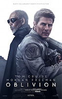 Tom Cruise Morgan Freeman Oblivion Poster