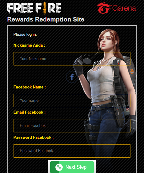 Script Phising Garena Free Fire Bundle Promo Ff Terbaru