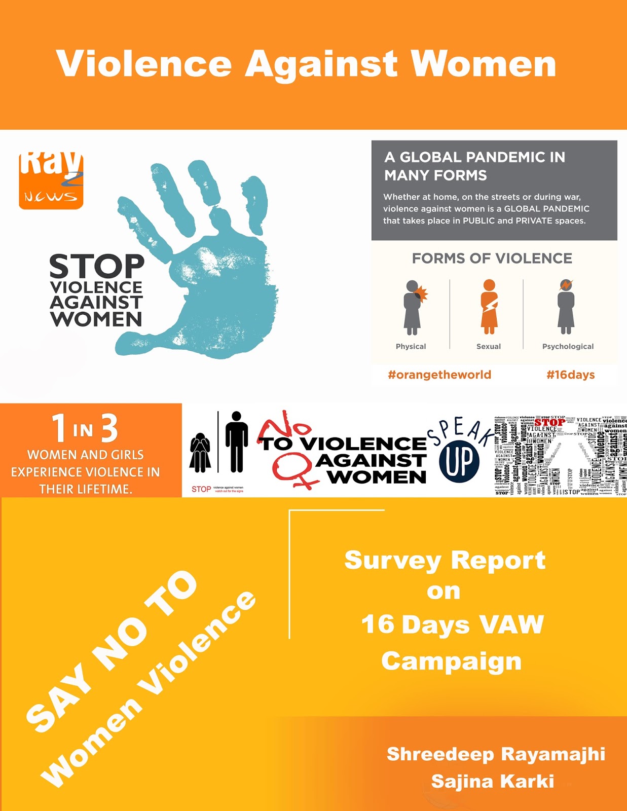 Survey Report published on 16 days Orange the world VAW - DEDICATED to ...