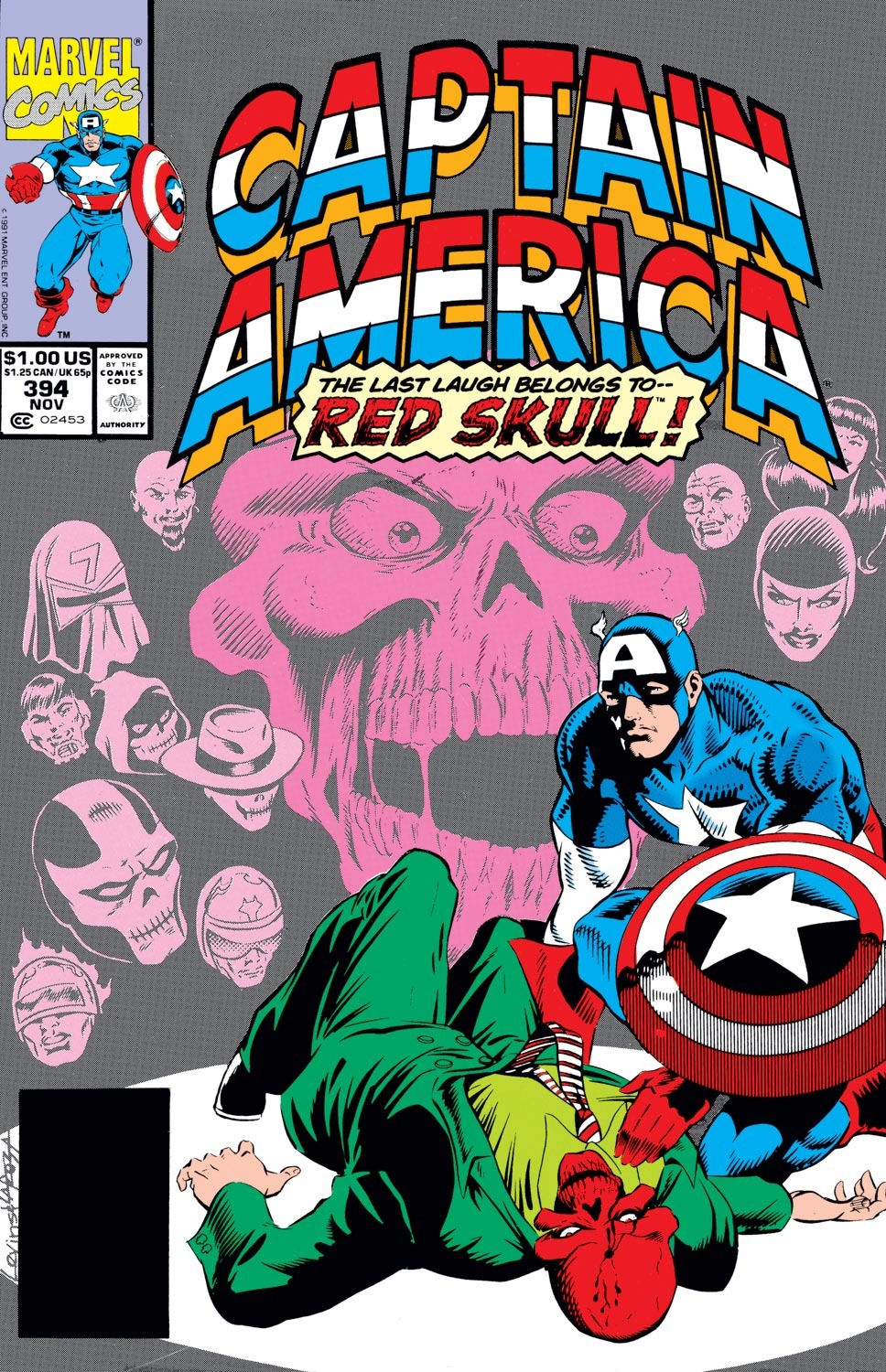 Read online Captain America (1968) comic -  Issue #394 - 1