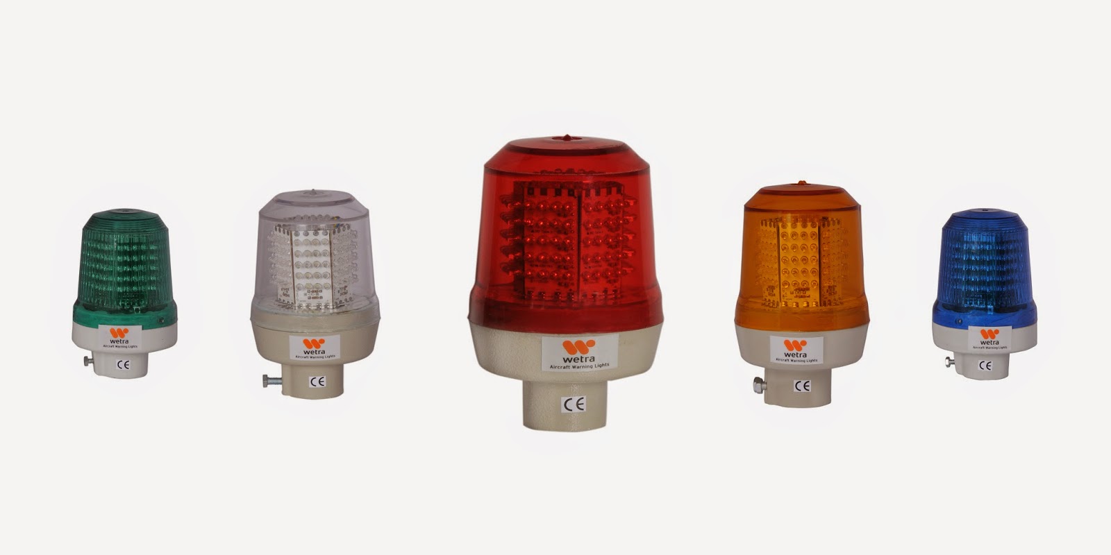 Wetra Aircraft Warning Lights and Warning Spheres Wetra LED Beacons