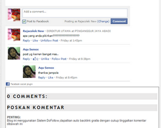 TUTORIAL PASANG FB COMMENT