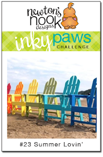 Inky Paws Challenge #23 _ Summer Lovin' |  Newton's Nook Designs