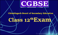 cgbse cgbse 12th time table 2018 cgbse.net timetable pdf download