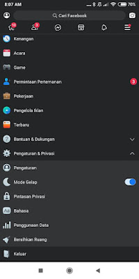 How to Activate Dark Mode Feature on Facebook Lite 4