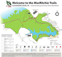 MacRitchie Park trail map