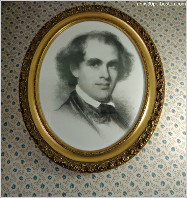 Retrato Nathaniel Hawthorne en The Old Manse, Concord Retrato Nathaniel Hawthorne en The Old Manse, Concord