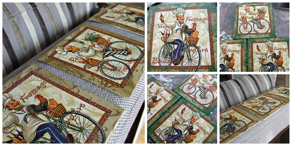 ECO MANUFAKTURA Pracownia Decoupage Decoupage w kuchni kucharze na