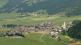 The village of Toblach is in a beautiful valley in the  German-speaking South Tyrol area of northern Italy
