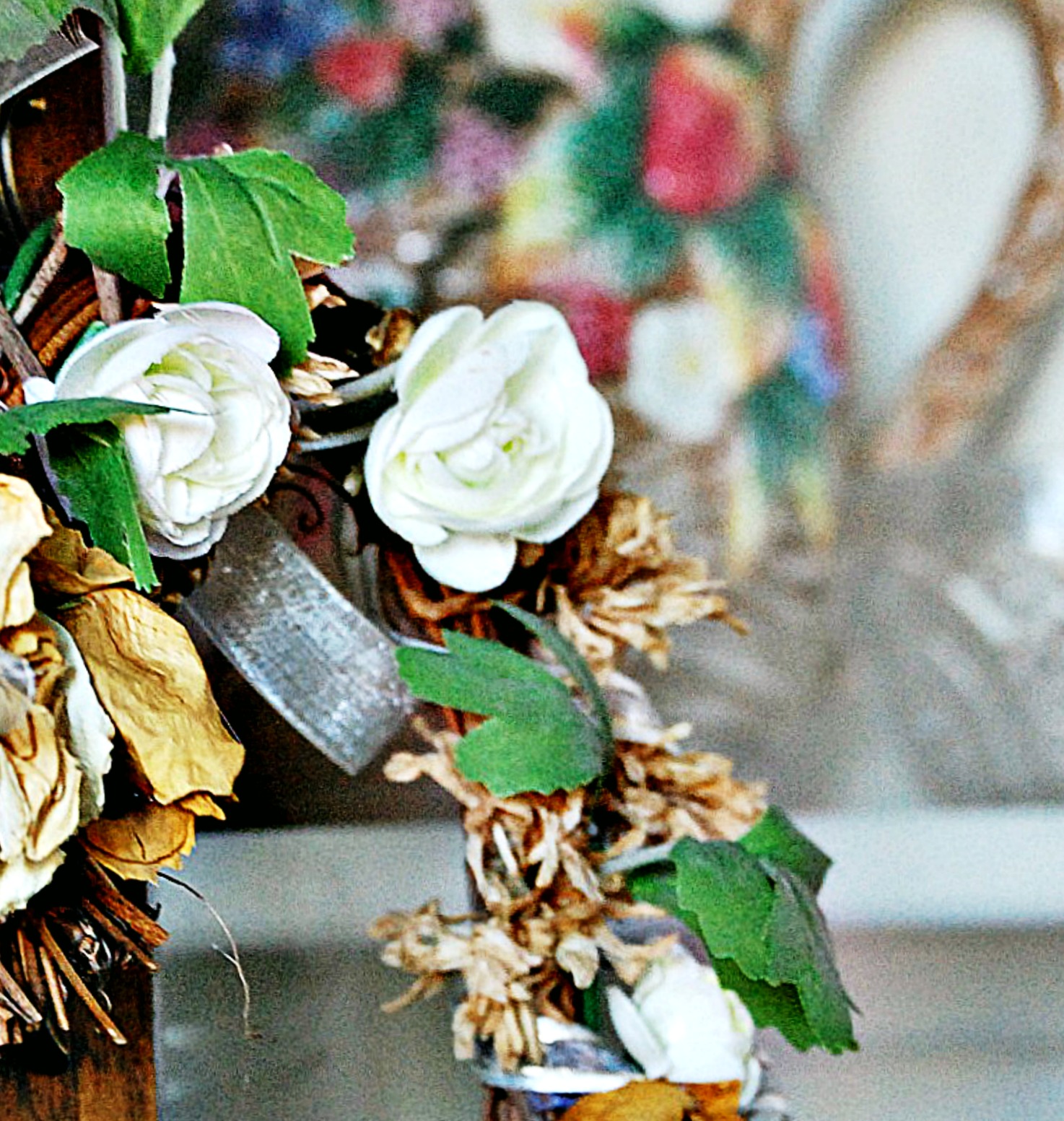 Decorating With Faux Flowers & Wreaths At Home with Jemma