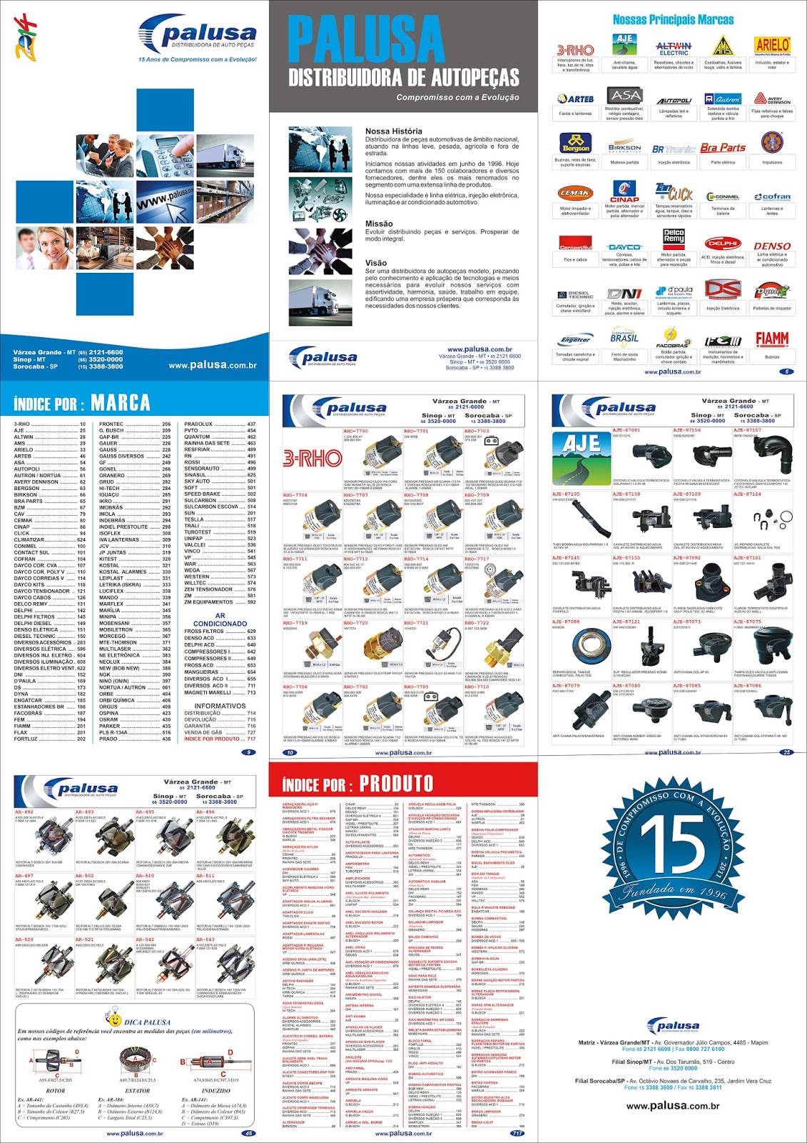 Palusa - Distribuidora de Auto Peças - Apresentação do Catálogo Palusa 2014  na filial de Sinop junto com os produtos da Unipoint.