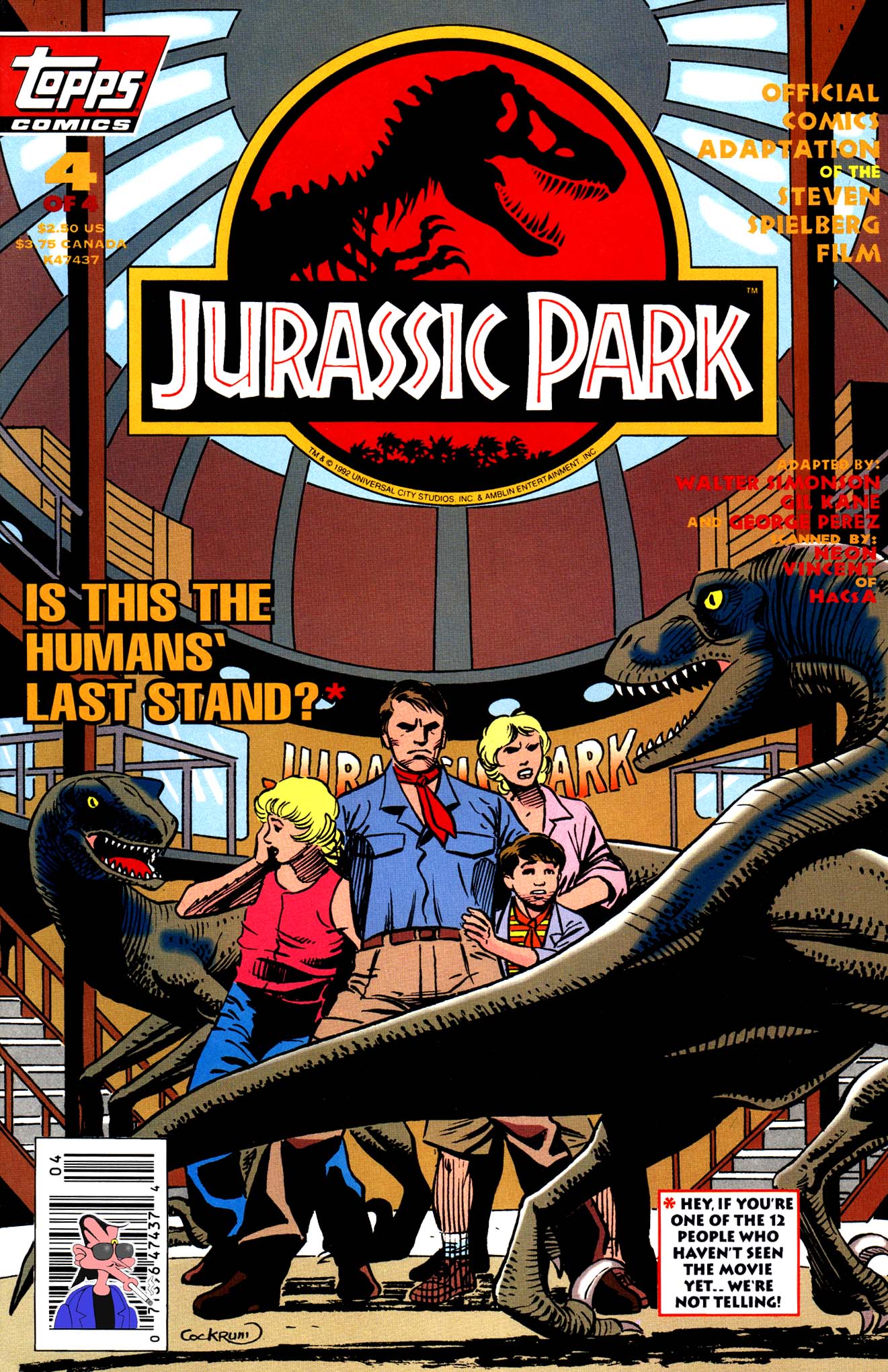 Read online Jurassic Park (1993) comic -  Issue #4 - 1