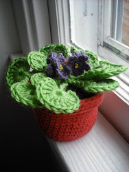 crochet african violet flower pot cactus purple series patterns chair roundup diy crafts bee pattern tutorials violets sugar fortunately hardier