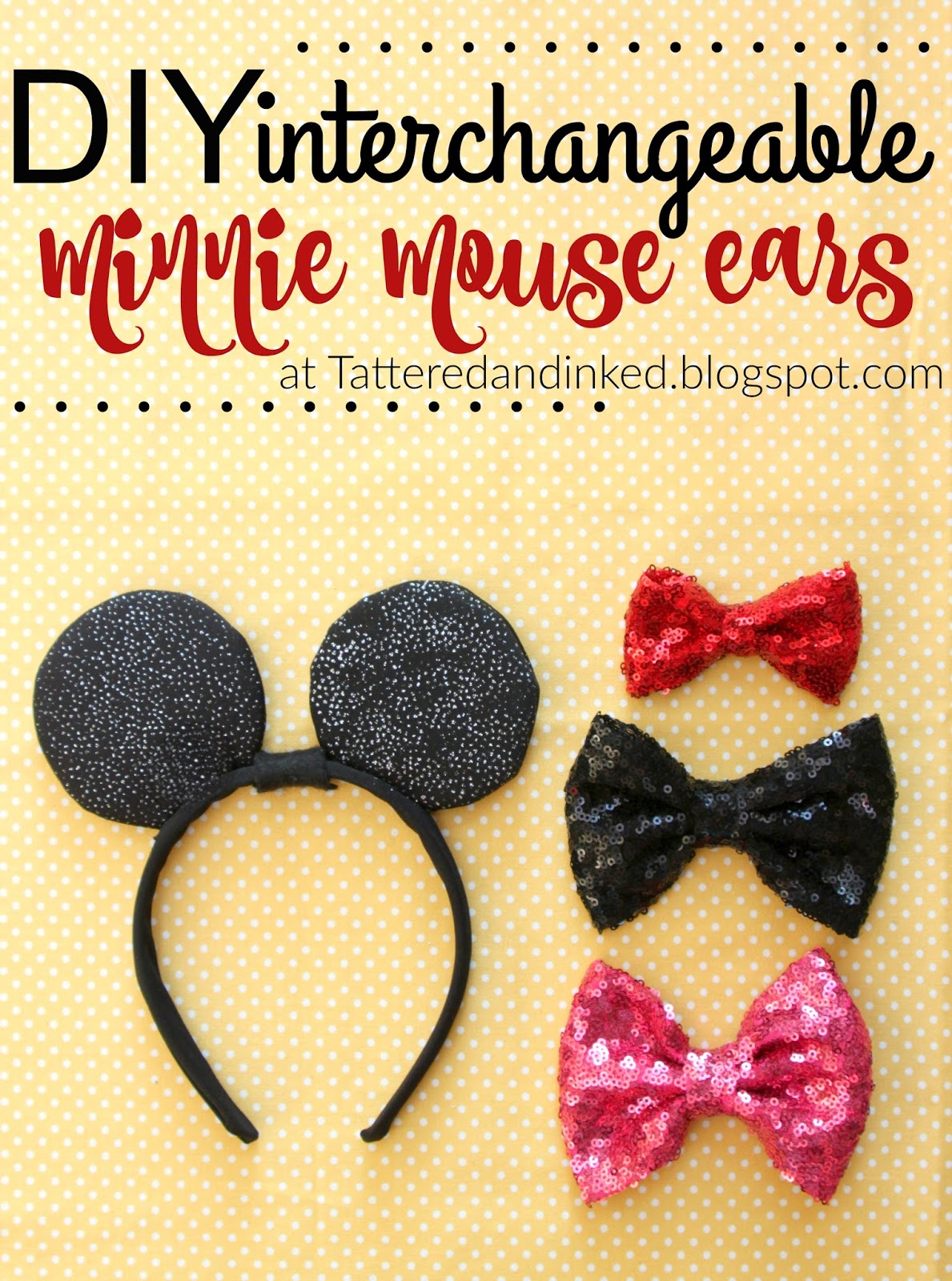 How To Make A Minnie Mouse Bows