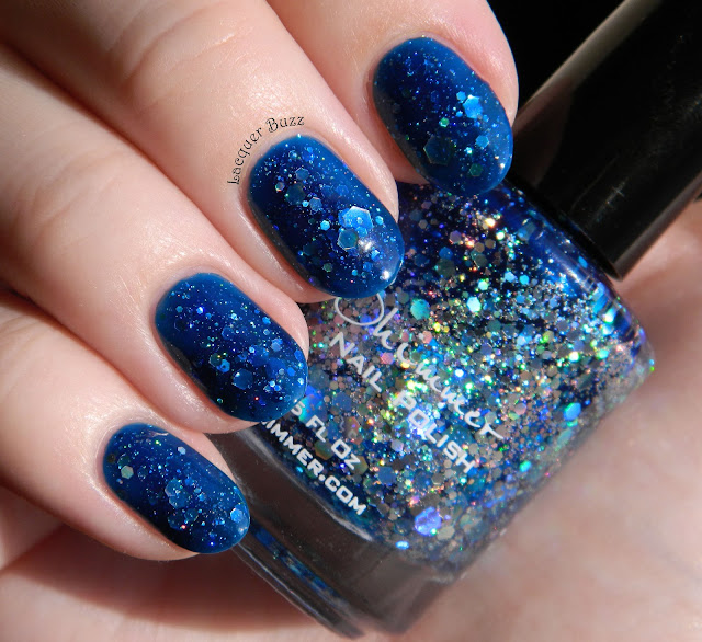 Lacquer Buzz: Monday Blues: KBShimmer I Got A Crush On Blue