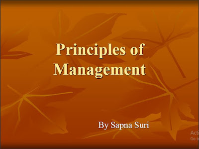 Principles of Management - Software engineering