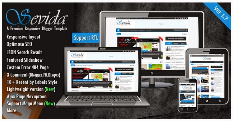 sevida responsive magazine blogger template free Sevida blogger template webtemplate365.