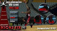 NBA2K12 Air Jordan 12 Retro "Flu Game" Shoes Patch