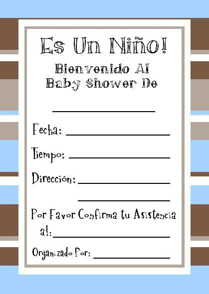 juegos originales para baby shower Invitaciones De Baby Shower Para Imprimir | 419 x 590