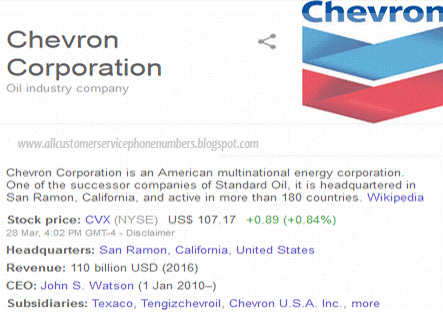 chevron customer service