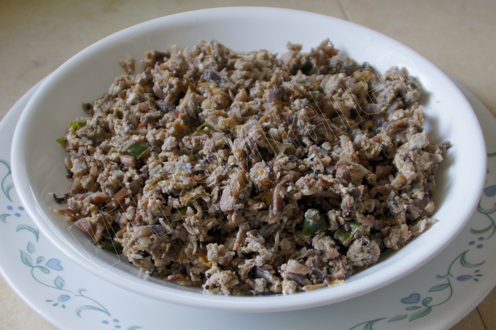 Viki 's Kitchen Banana flower egg podimass