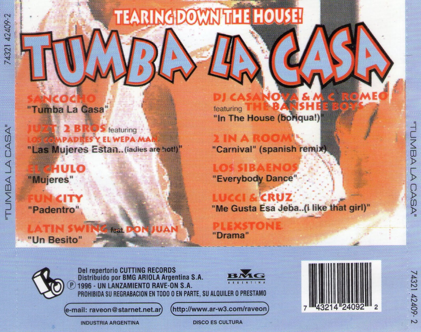 radio retromix Tumba La Casa (CD Compilation) 1996