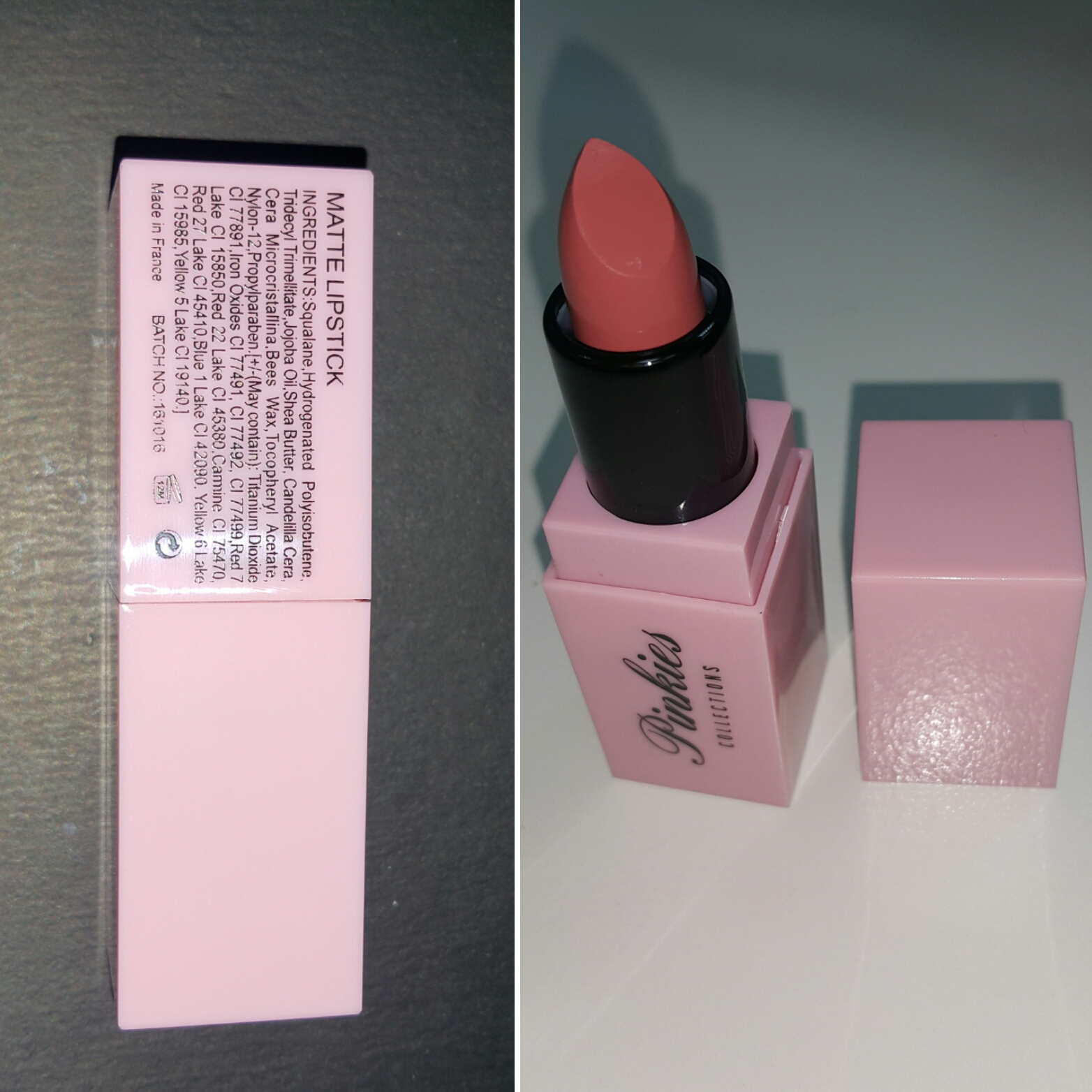 Product Review Pinkies Collection's Matte Lipstick in Bark