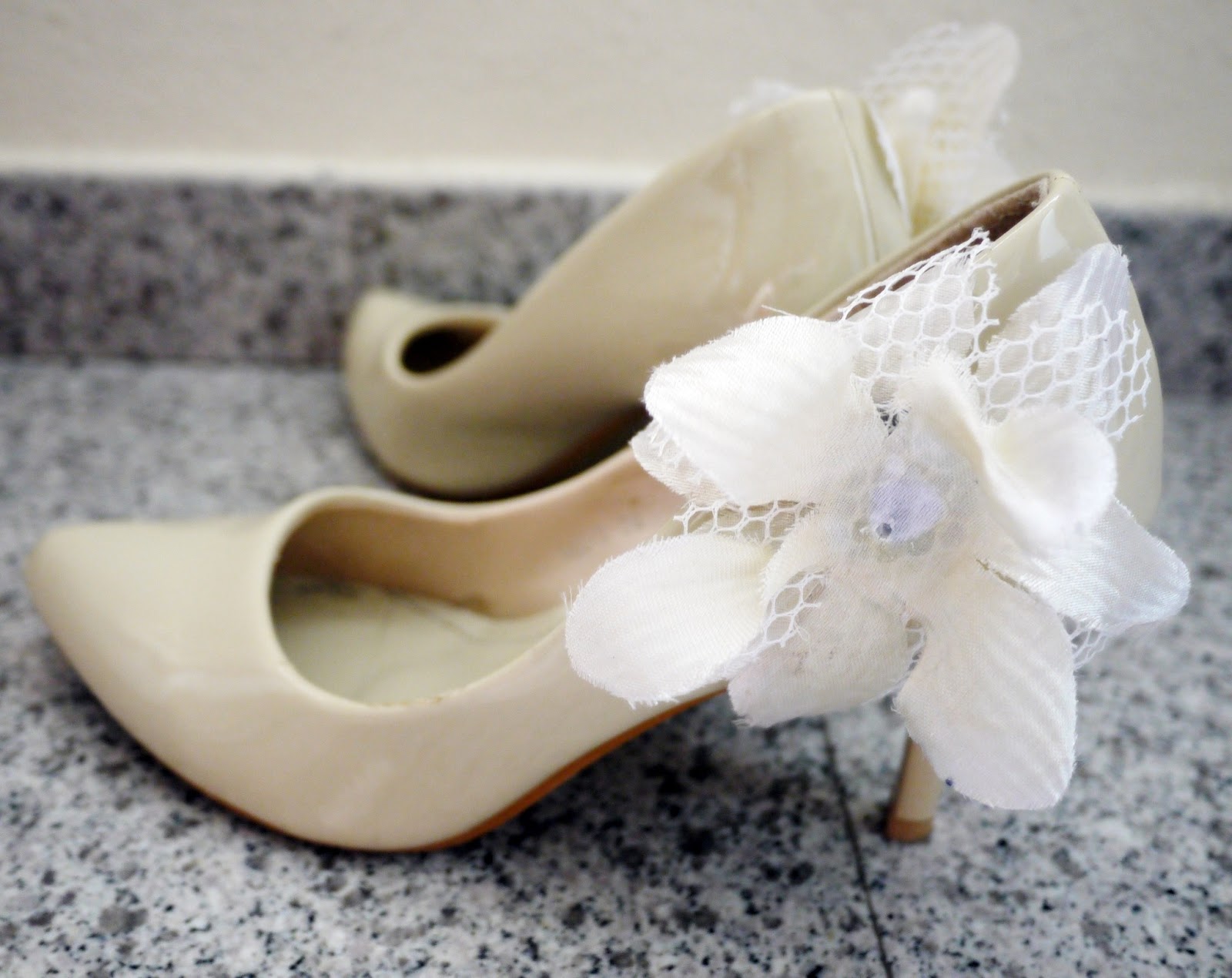 My Solitaire Wedding: Wedding Shoes DIY