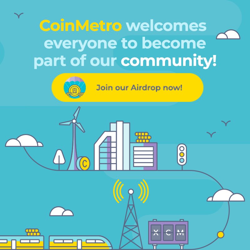 CoinMetro Crypto Airdrop 2018 | Free Airdrop Crypto Tokens CoinMetro Crypto Airdrop 2018 | Free Airdrop Crypto Tokens