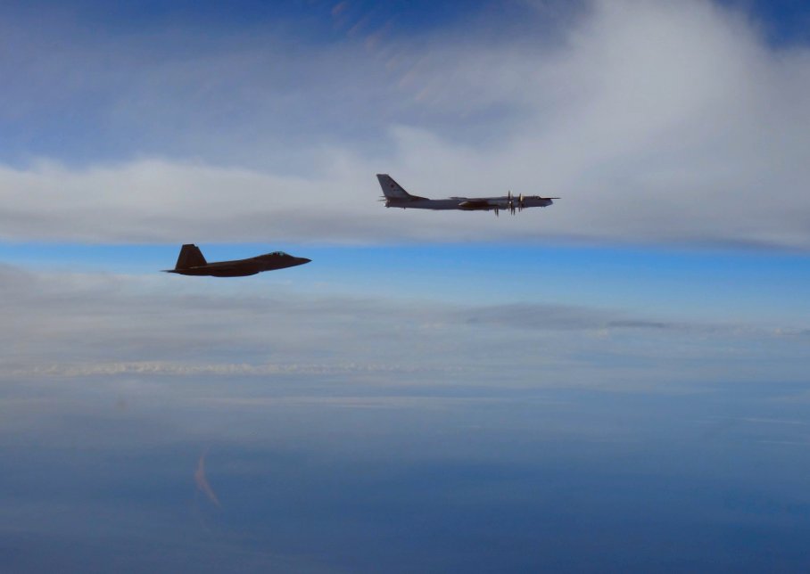 NORAD F22s scrambled as Russian bombers approach Alaska airspace WAR