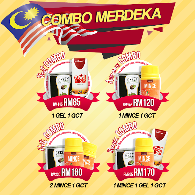 Combo Merdeka Mince 2017 Promosi Merdeka Mince 2017