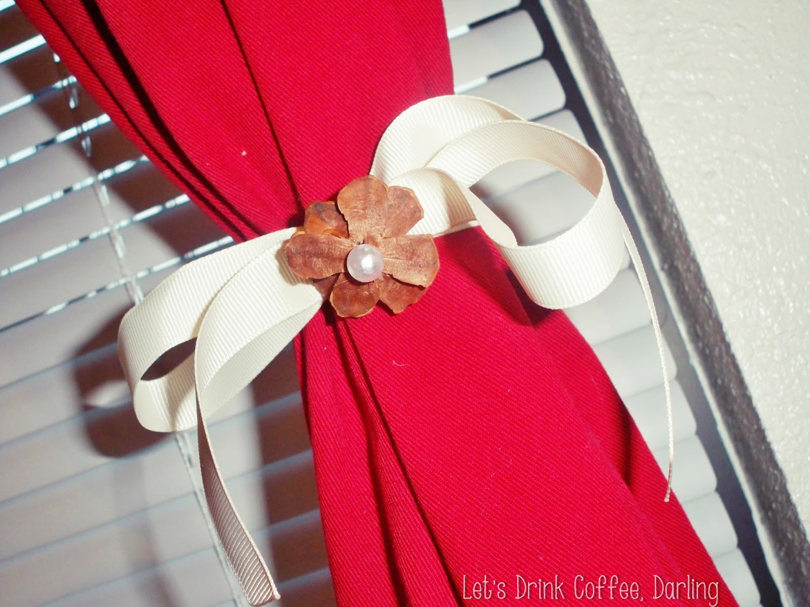 Let's Drink Coffee, Darling Easy Curtain Tiebacks