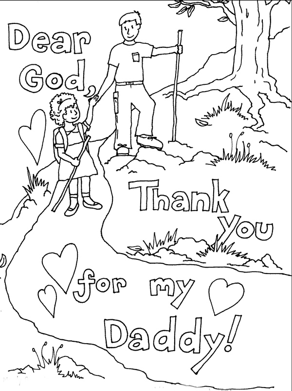 fahers day coloring pages - photo #1