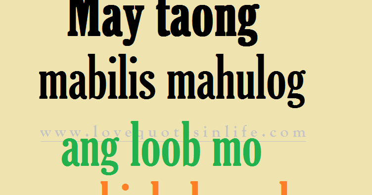 √ Hugot Lines For Love English