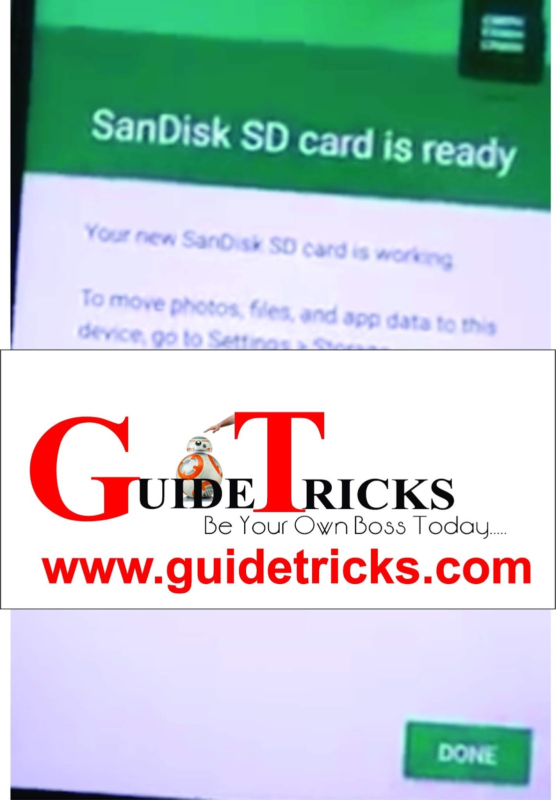 How to make SD card as default storage in your Android Device Version 5