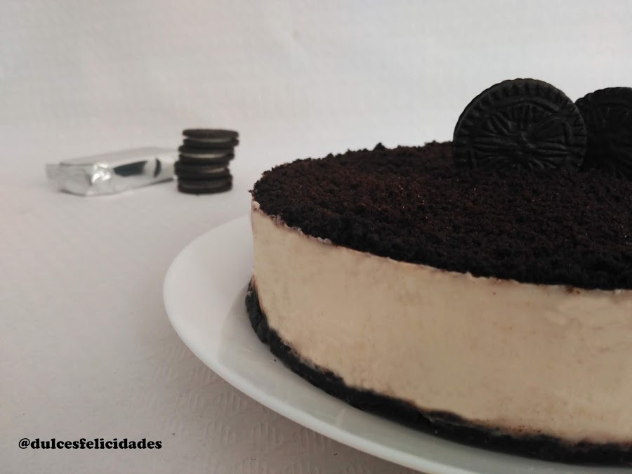 Tarta de queso con oreo sin horno