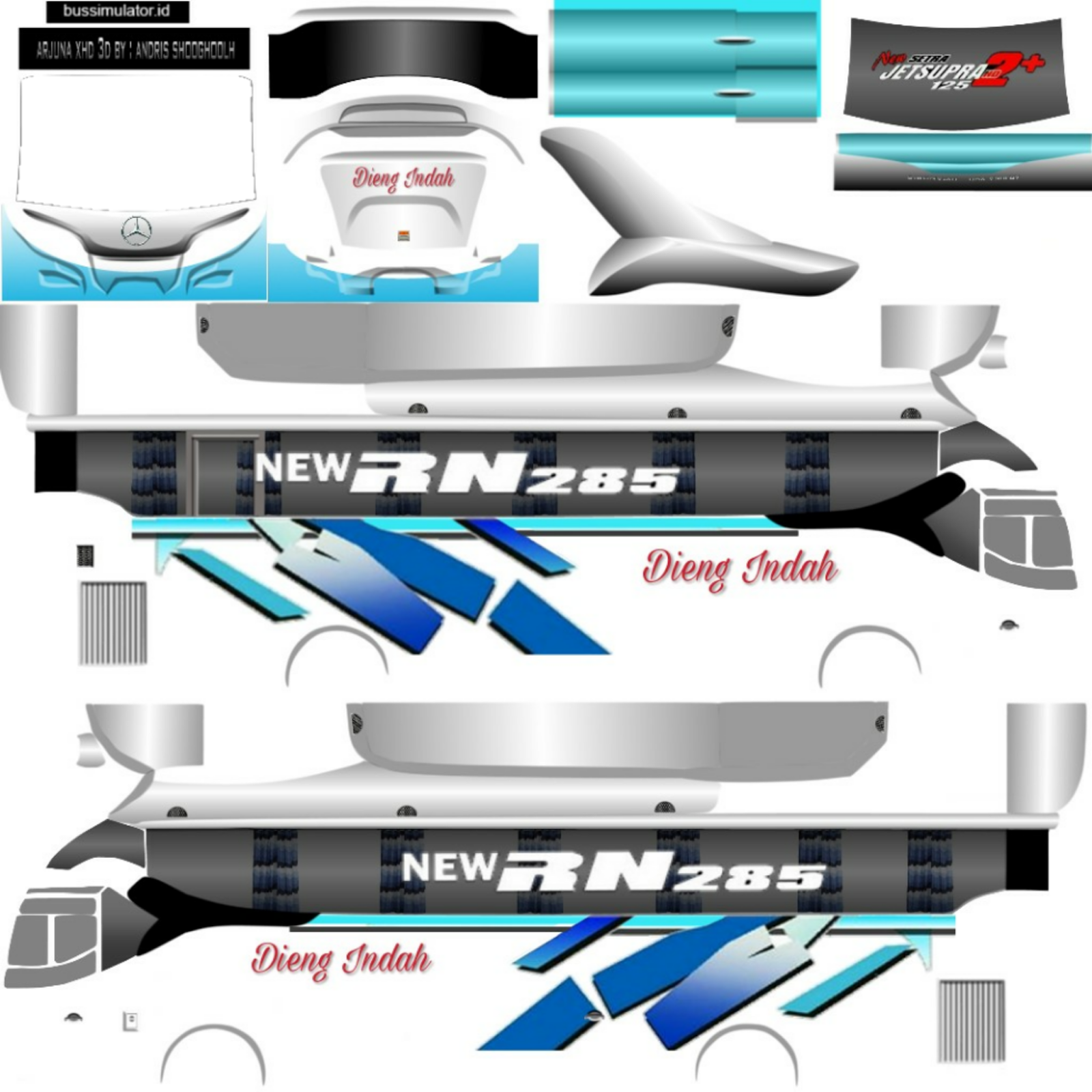 Livery Bus Simulator Indonesia New 3 | Semua Aja
