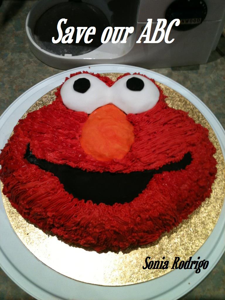 Elmo Cake Save Our ABC 