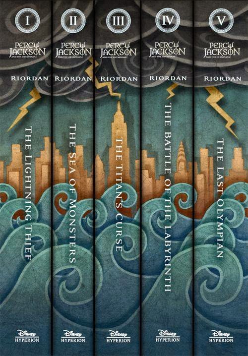 Percy Jackson and the Olympians spine